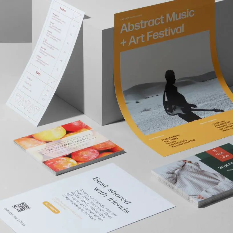 Flyers and Leaflets. Print design services.